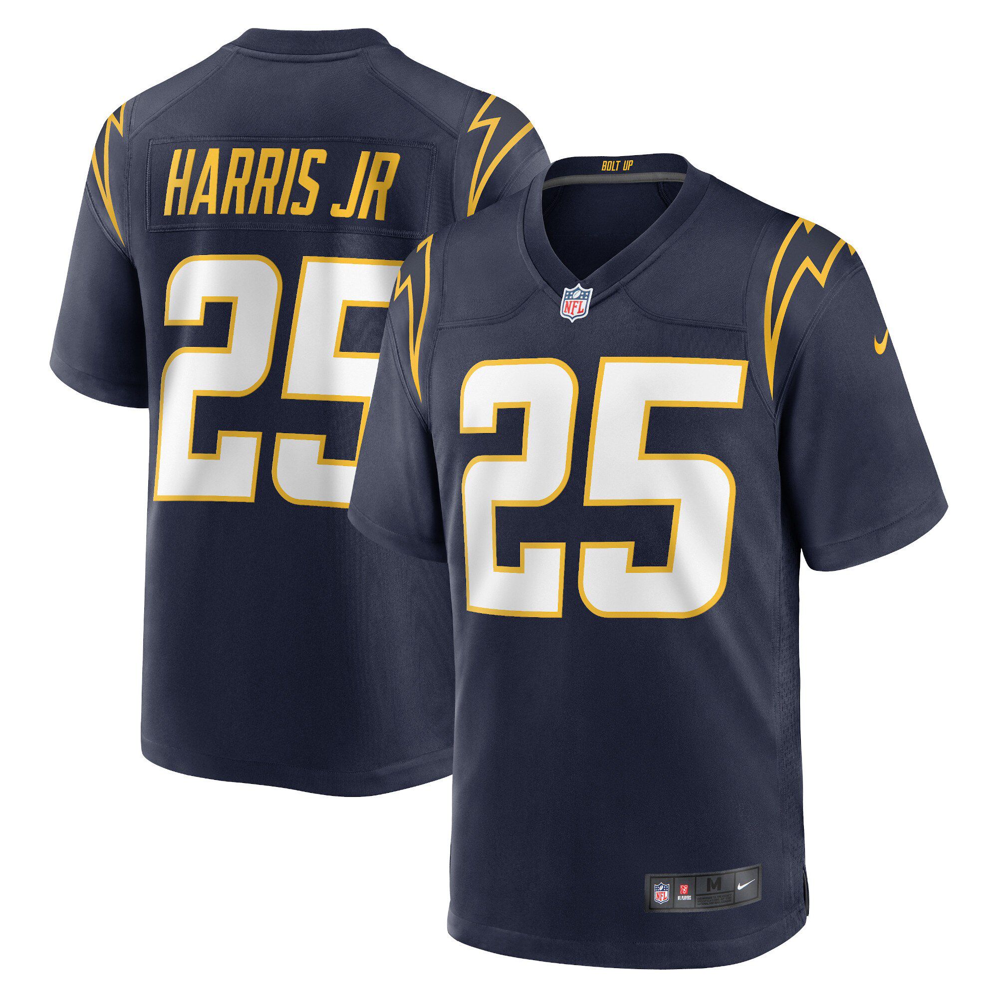 Men Los Angeles Chargers 25 Chris Harris Jr Nike Navy Game NFL Jersey